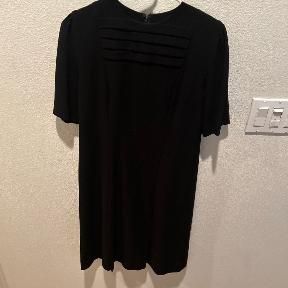 Chloe black formal vintage sheath dress size 6
